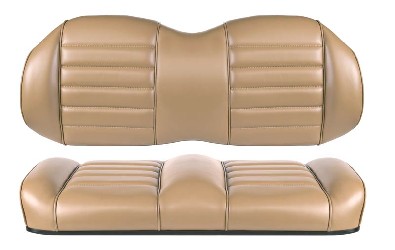 Beige premium comfort seats for fleet golf carts
