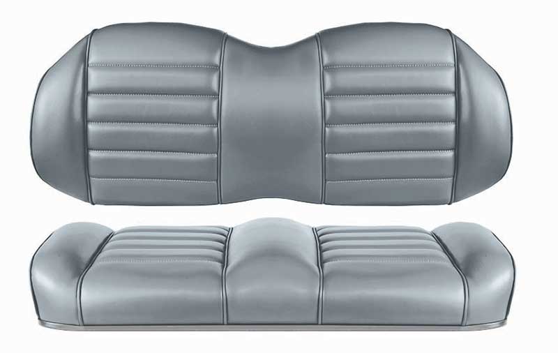 Grey premium comfort seats for fleet golf carts