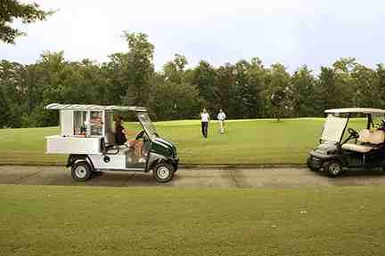 골프 코스, 경기장 등을위한 Club Car의 Cafe Express 모바일 머천다이징