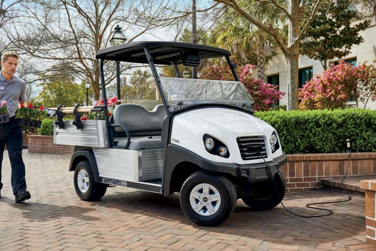 Electric campus utility vehicle