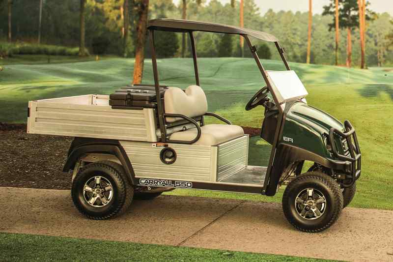 Les voiturettes de golf Club Car sont connues dans le monde entier, tout comme nos véhicules utilitaires pour gazon