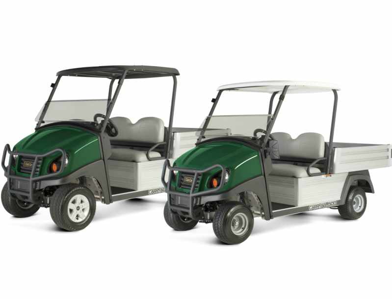 Club Car's small wheel turf utility vehicle package provides a smaller turn radius