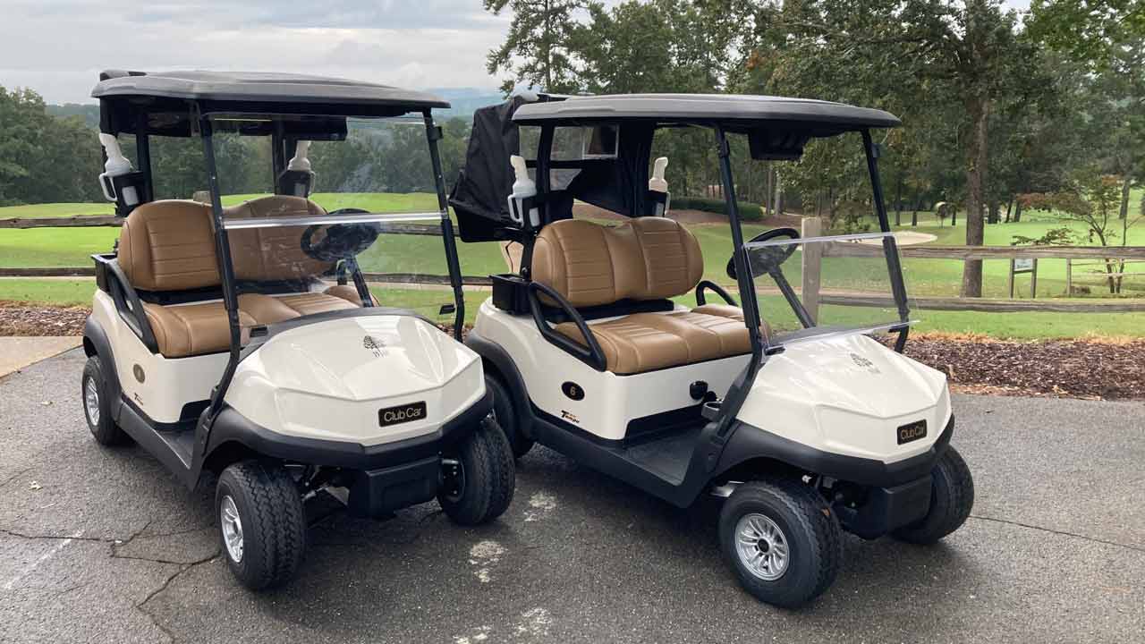 Tempo Golf Carts with Connect Tech and Car Control
