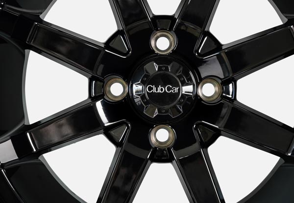 Aerion 14 inch wheels gloss black close up