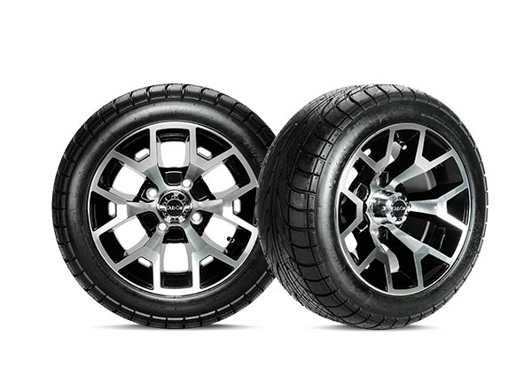 Atlas II 12 inch wheels gloss black