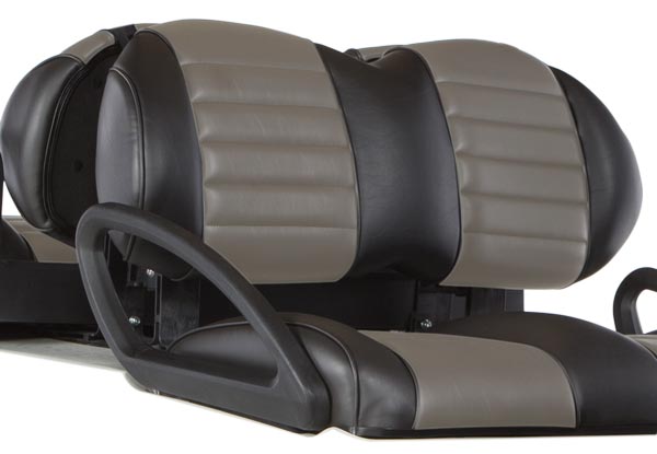 sedile anteriore premium nero e grigio