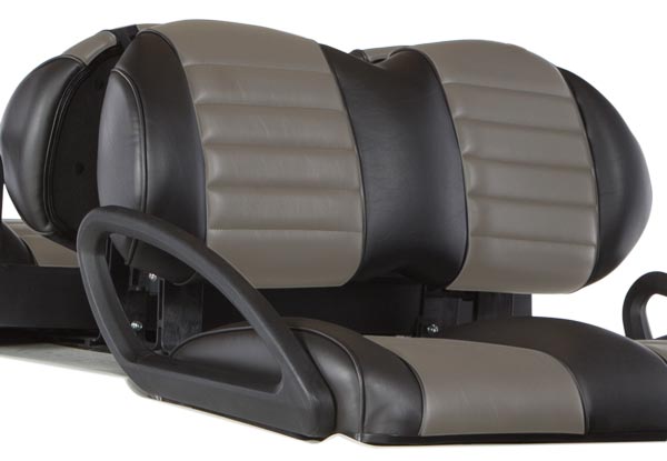 black and grey premium front seat