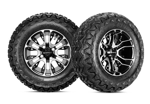 Mercury 12 pulgadas llantas negro mate