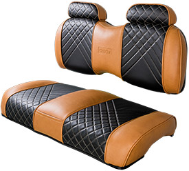 Asiento delantero con respaldo alto marrón tostado sm