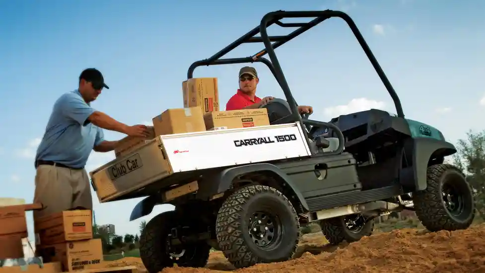 Carryall 1500 4x4 utility vehicle at worksite