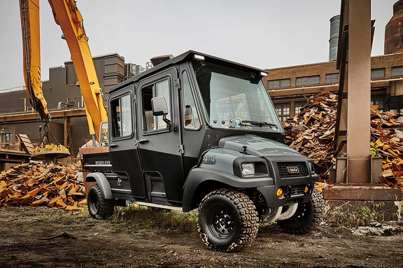 Carrinho de golfe utilitário a gás e diesel e utv de trabalho