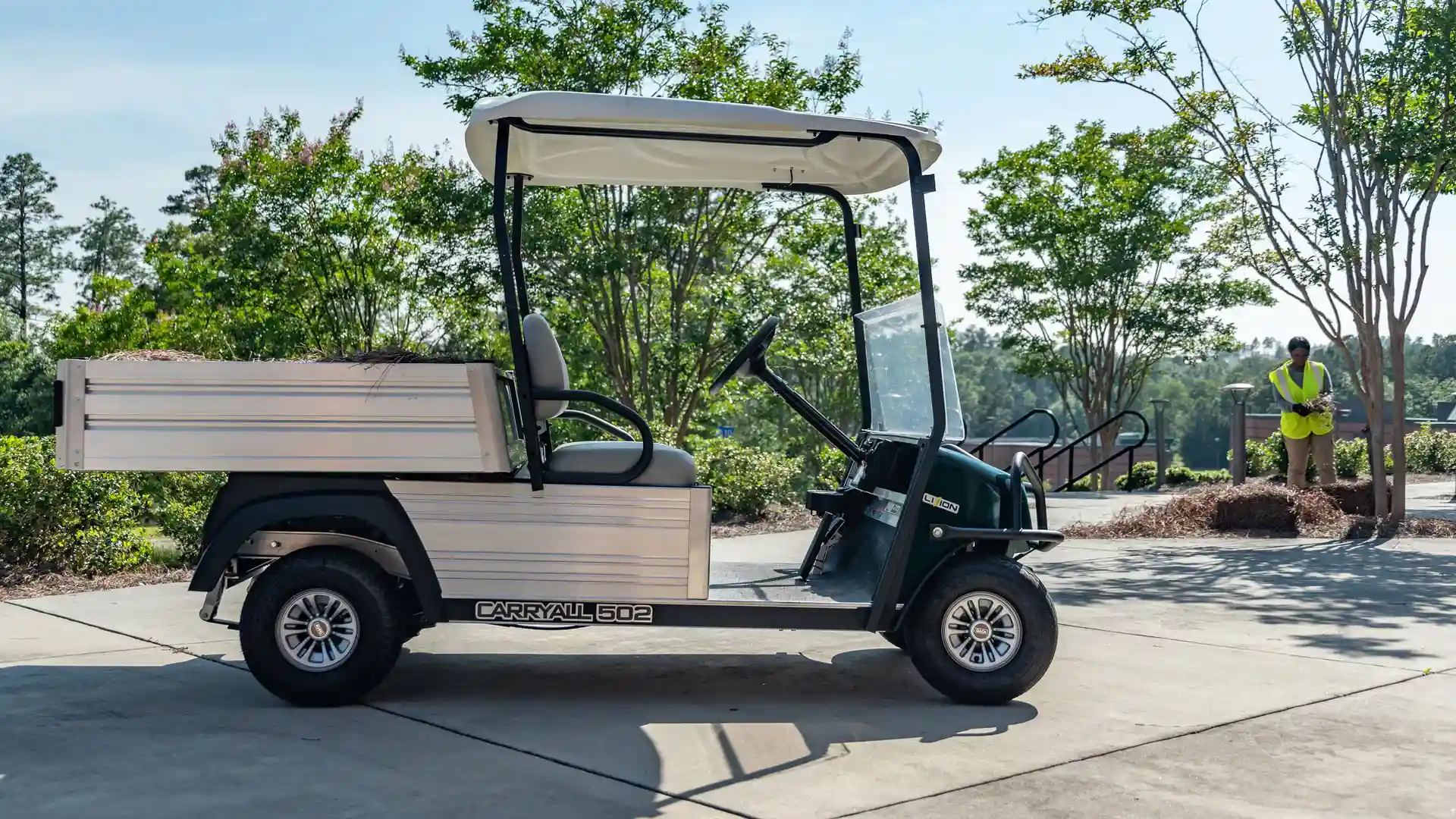 Carryall 502 facilities maintenance vehicle - profile view