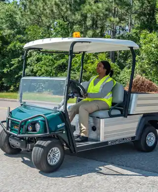 Durable aluminum body panels on Carryall 502