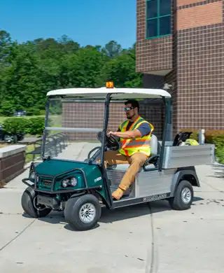 Carryall 502 utility vehicle with 4 wheel braking