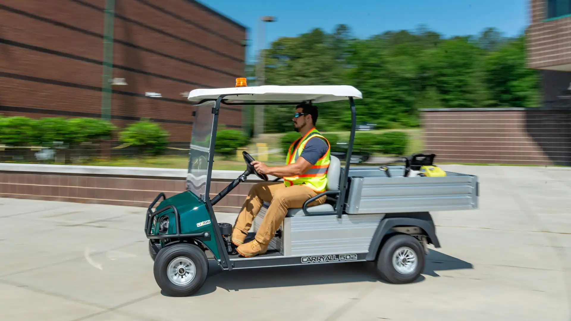 Carryall 502 work utility vehicle perfect for campus and facilities maintenance tasks