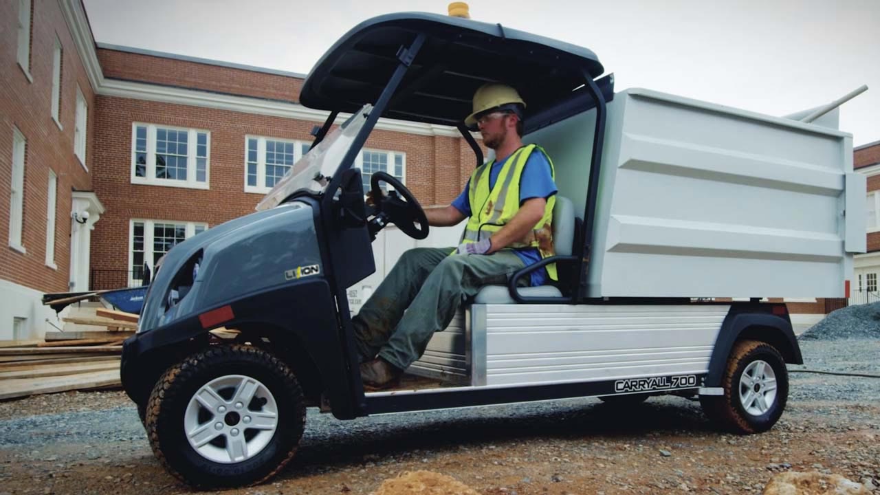 Carritos de golf utilitarios eléctricos (UTV) de batería de litio para el trabajo