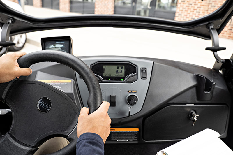 Street legal utility vehicle with LCD dash display