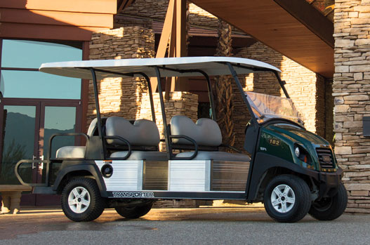 Resort guest transportation vehicle