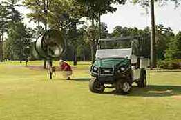 Veículo utilitário de campo de golfe ca550 relva superintendente