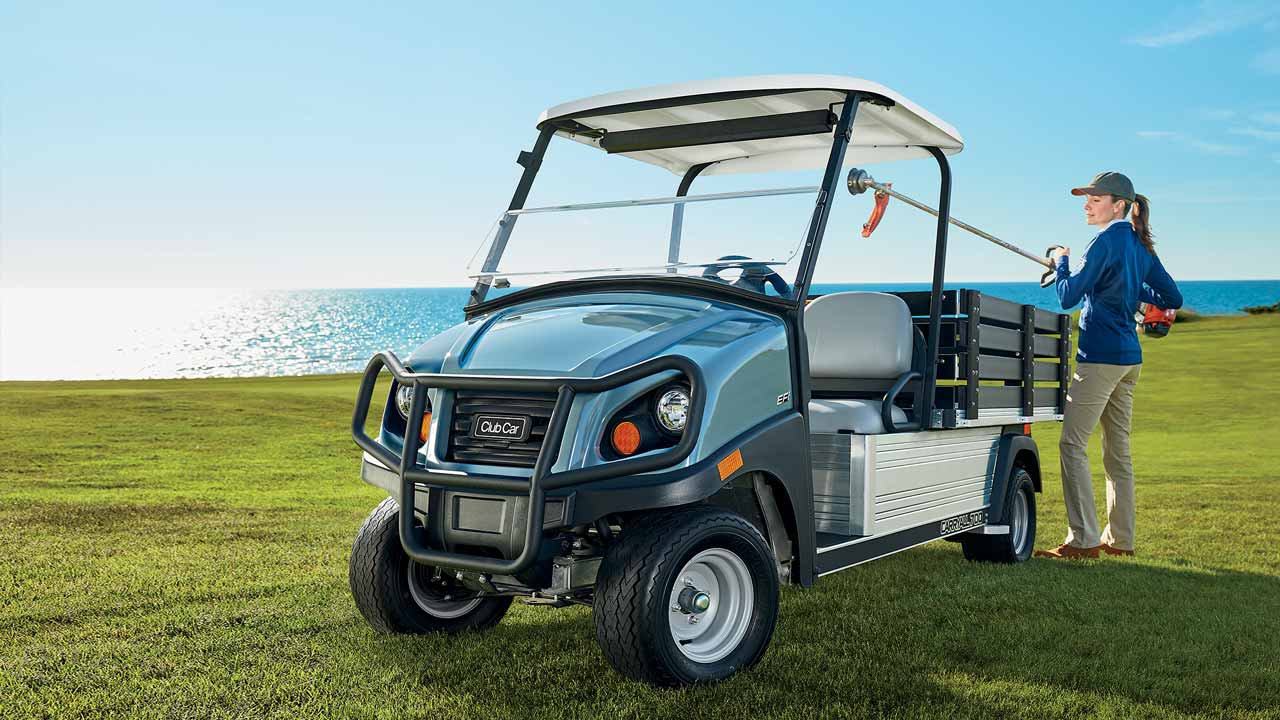 Golf turf utility vehicle