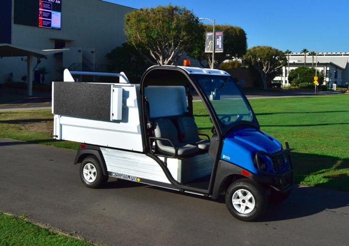 carryall utility vehicle with high dump
