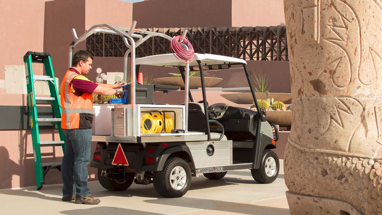 Carryall 500 utility vehicle for facilities maintenance