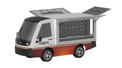 Club Car 411 Gallery Cart Food Truck Beverage Car
