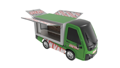 Club Car 411 Gallery Cart Food Truck Fan Van
