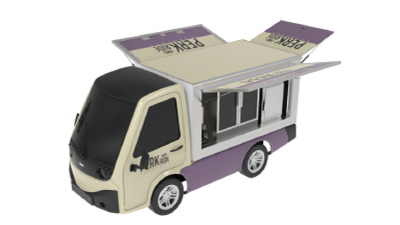 Club Car 411 Gallery Cart Food Truck Perk and Ride