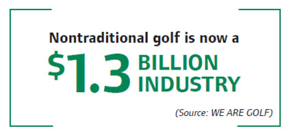 Non-traditional golf industry is now $1.3 billion