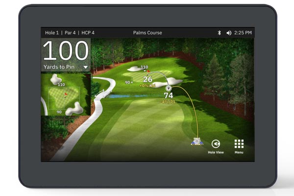 Club Car Connectivity with distance to pin