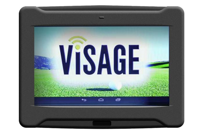 Car connectivity touchscreen for in-car entertainment as well as cart control