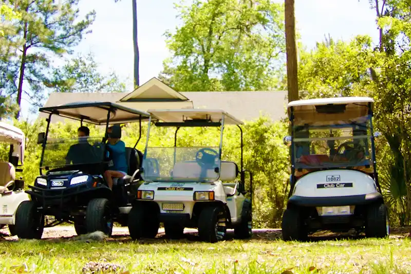 Club Car golf carts with industry-leading resale value