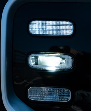 electric bus headlights