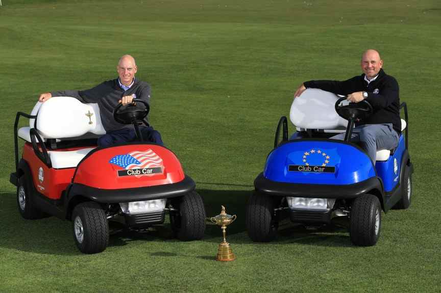 2018 Ryder Cup Club Car captain's cars