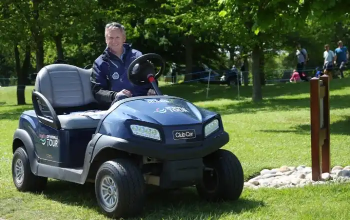 Club Car Tempo golf cart DP World Tour