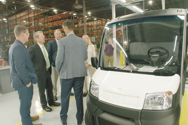 Gov. Kemp tours Club Car Appling Manufacturing Facility