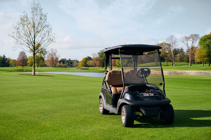 Precedent golf carts at Adare Manor feature Visage Technology