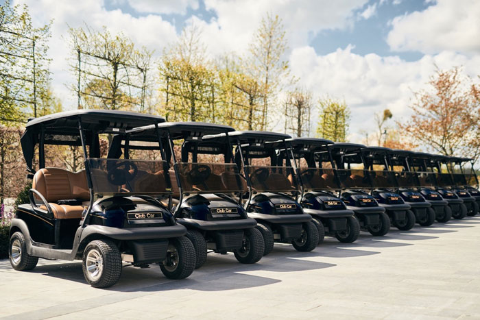 Precedent golf fleet at Adare Manor