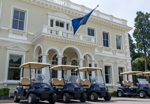 Tempo fleet golf carts at Burhill Golf Club