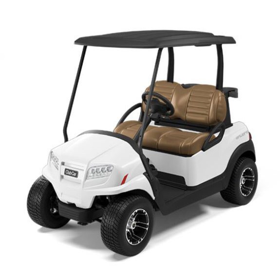 2 Passenger Onward Golf Cart Metallic Glacier White