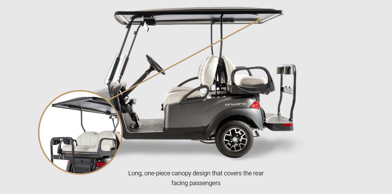 Electric or Gas Golf Cart | Onward 4 Passenger | Club Car