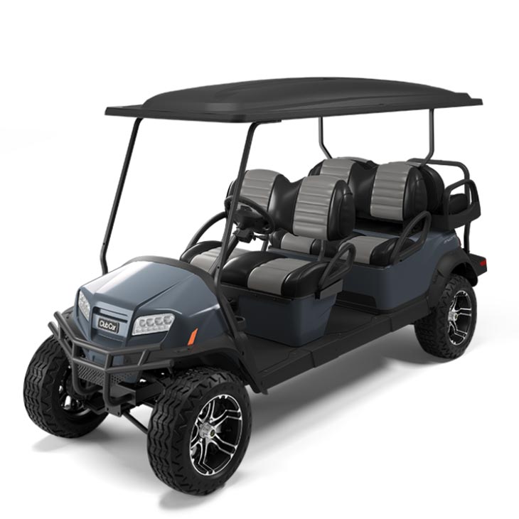 Onward 6 Passenger Lifted Golf Cart Pearl Mist Grey