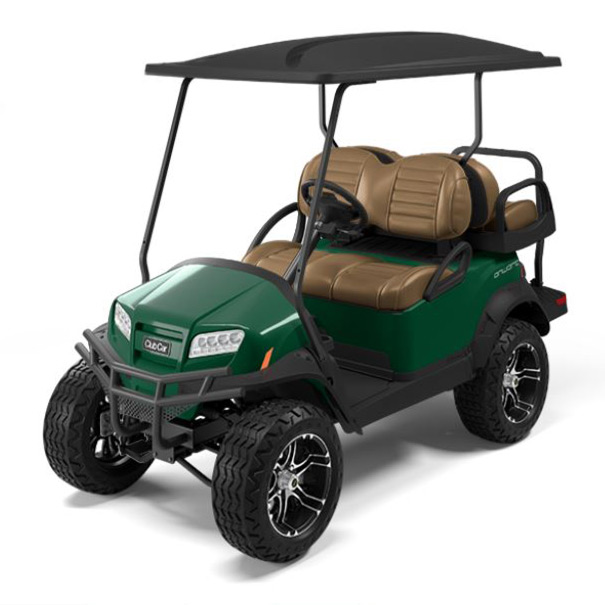 4 Passenger Onward Lifted Golf Cart Metallic Jade Green