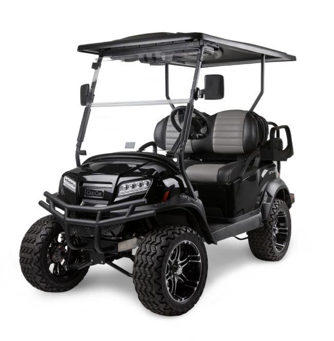 Lifted golf cart - Onward 4 passenger in Black