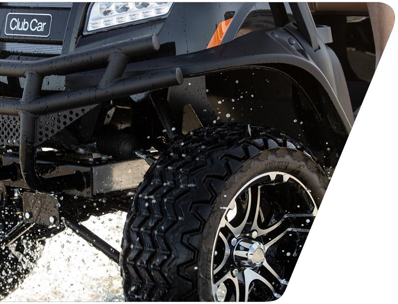 Carro de golf de litio Onward Kraken Tire Splash