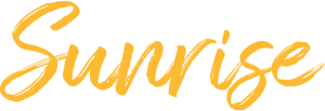 Sunrise special edition golf cart logo