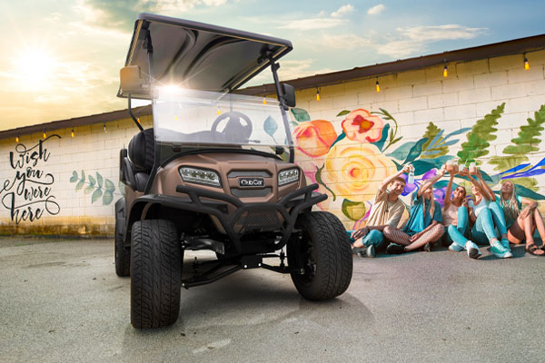 Onward Sunrise Rosegold Special Edition golf cart street view