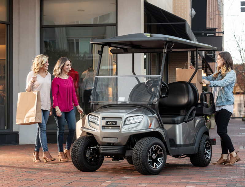 Carrinho de golfe elétrico ou a gás não elevado para 4 passageiros do Club Car