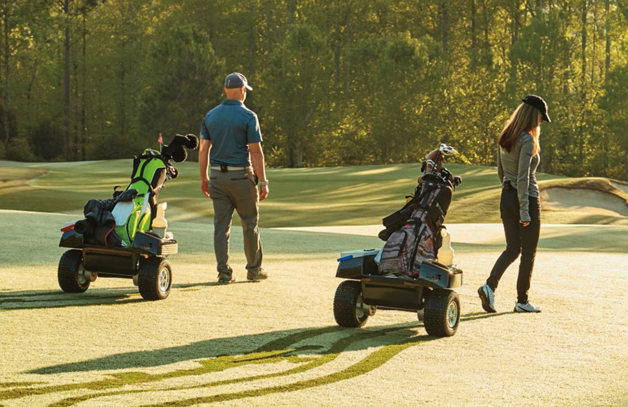 Tempo Walk hands-free autonomous golf caddie